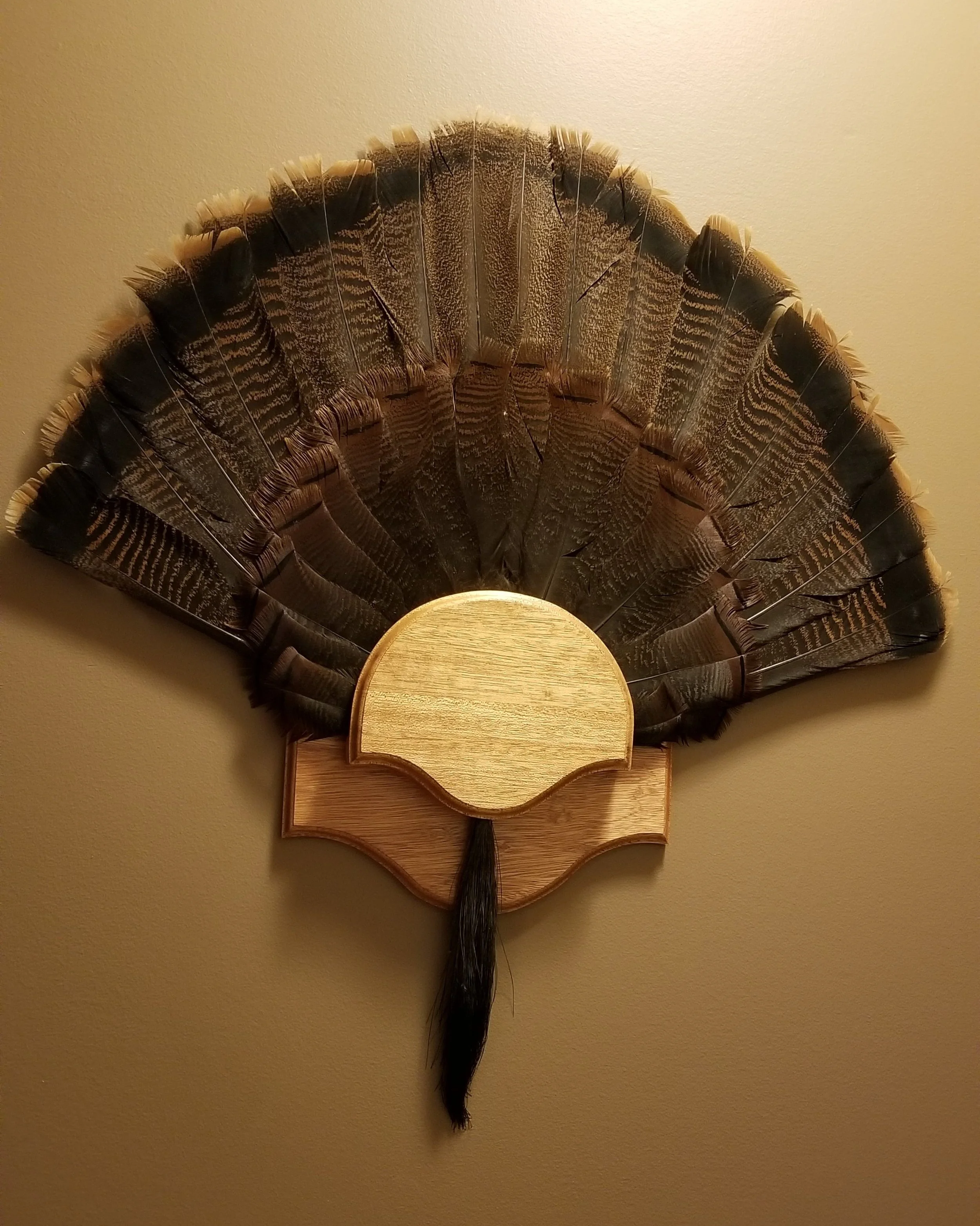 turkey fan mount — third stall woodworking